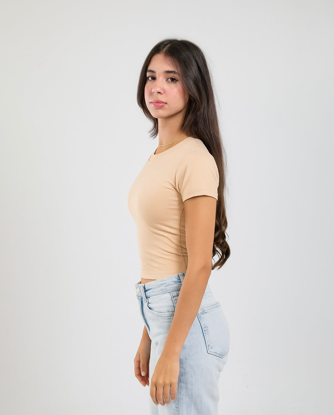 COTTON ROUND NECK SHORT SLEEVES