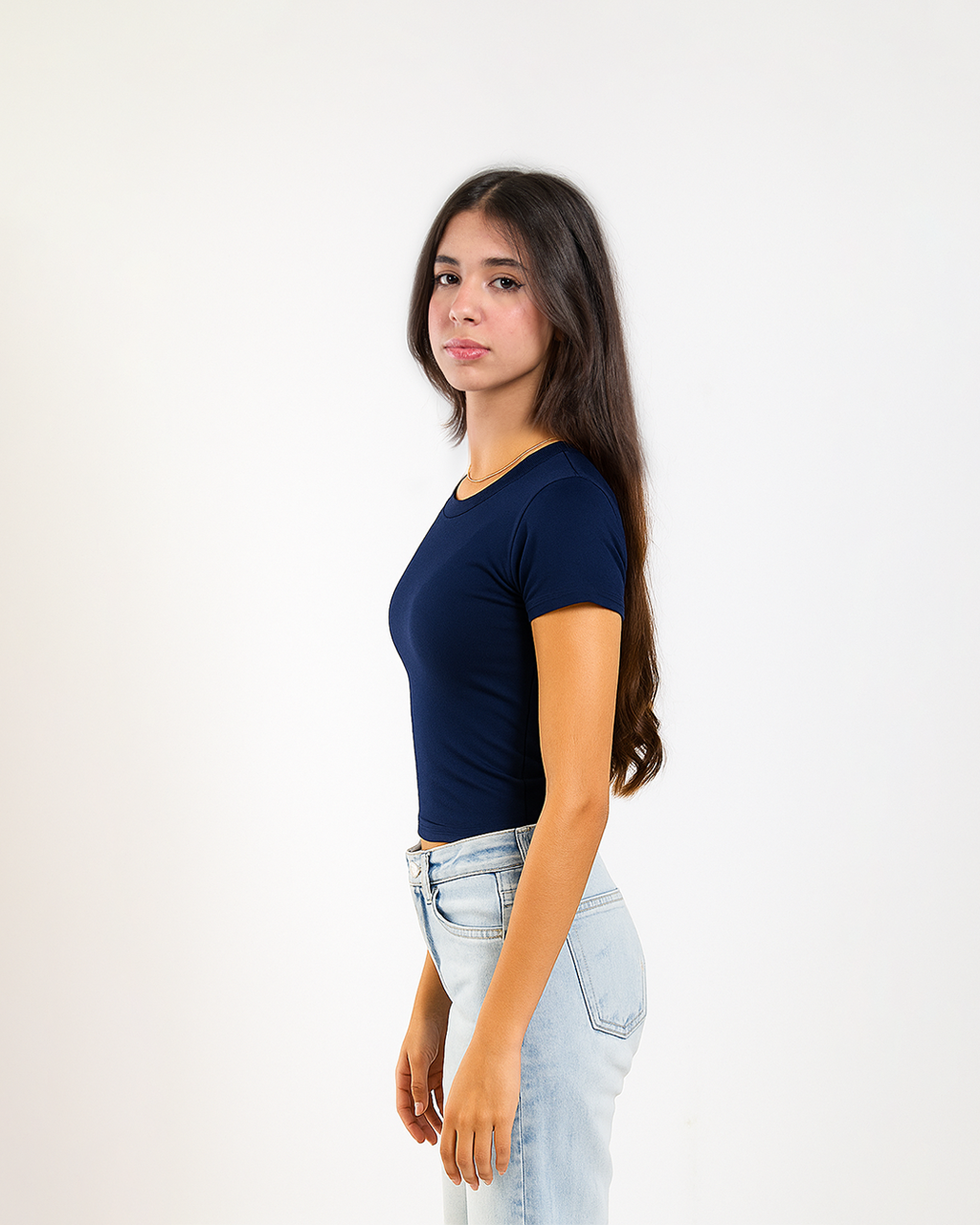 COTTON ROUND NECK SHORT SLEEVES